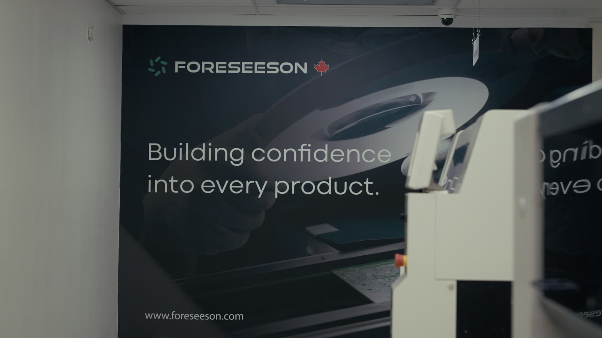 Foreseeson signage at the Richmond facility